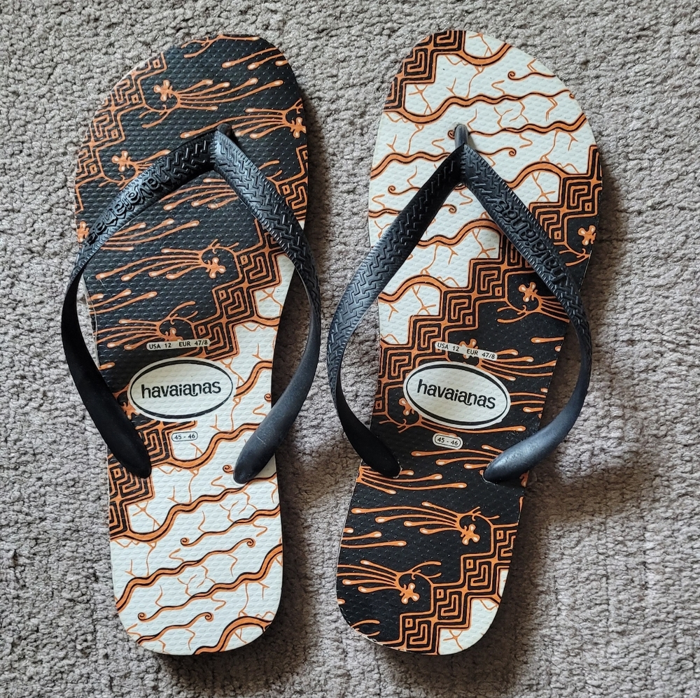 HAVIANAS Mens sandals flip-flops size 12 NEW without tags